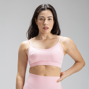 Conjunto Feminino Top e Calça - Delgado Fit Rosa Claro